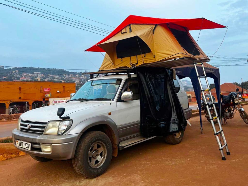 4x4-Land-Cruiser-Prado-1-Rooftop-Tent-and-Camping-Gear-for-2-People - 4x4 Land Cruiser Prado TX/TZ with Rooftop Tent & Camping Gear