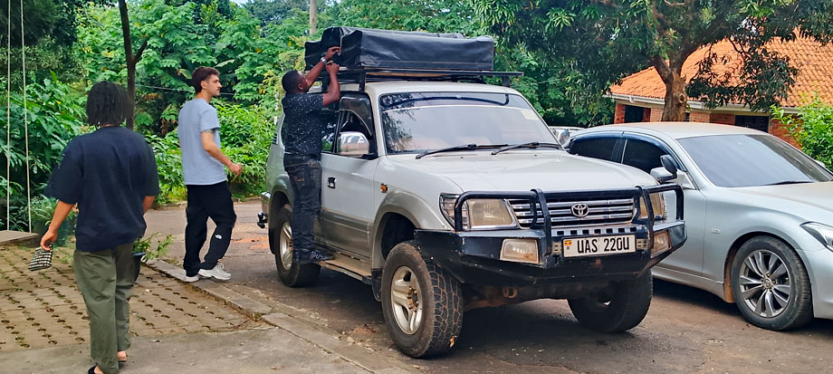 toyota-prado-overland-camping-vehicle-africa - 4x4 Land Cruiser Prado TX/TZ with Rooftop Tent and Camping Gear